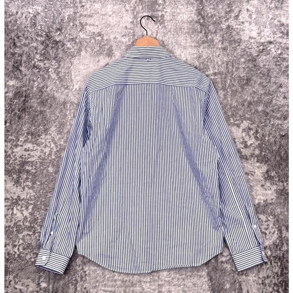 Alex Mill Shirt Small Mens Oxford Blue Striped Long Sleeve Button Down - Picture 3 of 8